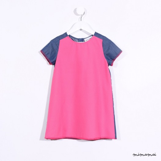 Boxy T-Dress pink