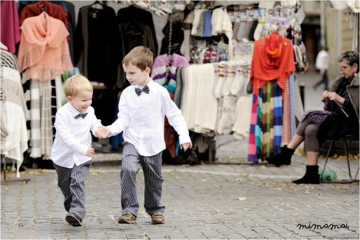 Natural trousers ring bearer occasional outfit