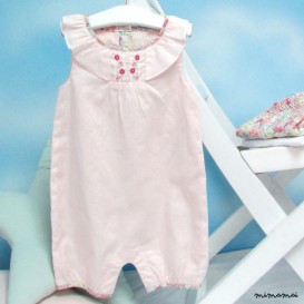 Embroidered Jacquard Romper