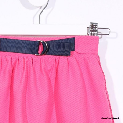 Pull-up Skirt pink
