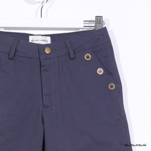 3-Button Shorts blue