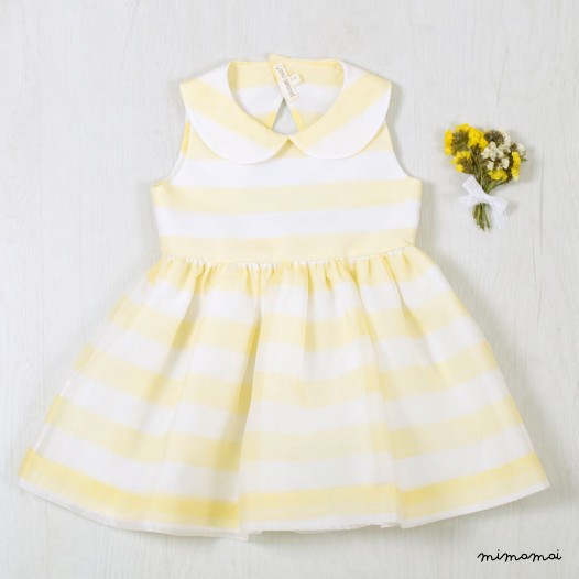 Girls Boutique Dress, Summer, Easter, Party dress, Classic style, Peter Pan collar