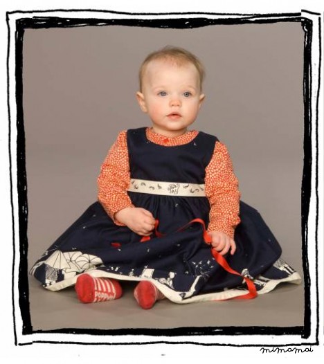 Izzy shirt Poppy print