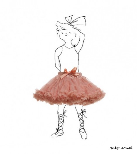 Girls Petticoat Tutu in Coral