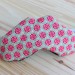 Sleep mask moustahce - Pink flowers