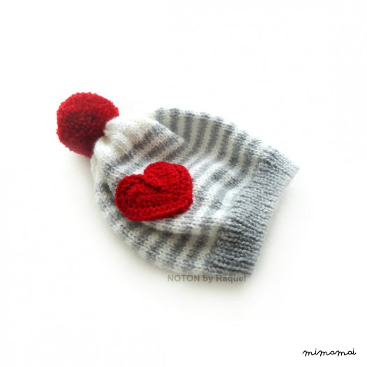 Ragazze cuore rosso, ragazze Beanie, inverno berretto