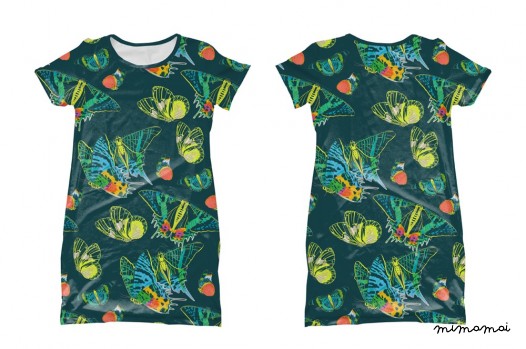 Butterflies Dress Tshirt