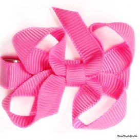 Small Hot Pink Bow
