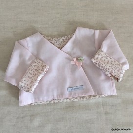 Chaqueta de lino ni&ntilde;a, reversible Principitos