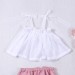 Baby viscose shirt, Baby summer top, Baby set, Baby girl top, Baby girl white shirt