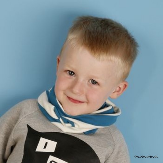 Boys Striped Neck Warmer