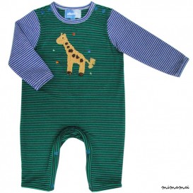Green Crochet Giraffe Babygrow