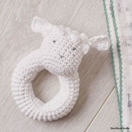 Crochet Lamb Rattle