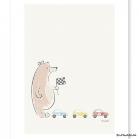 AFFICHE ( 30x40cm) - MINI CARS