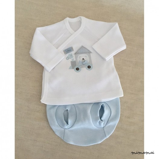 Conjunto cruzado con ranita Chu Chu
