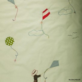 Coperta di bambino di Applique, mano regalo unico per il passeggino culla aquilone ricamato