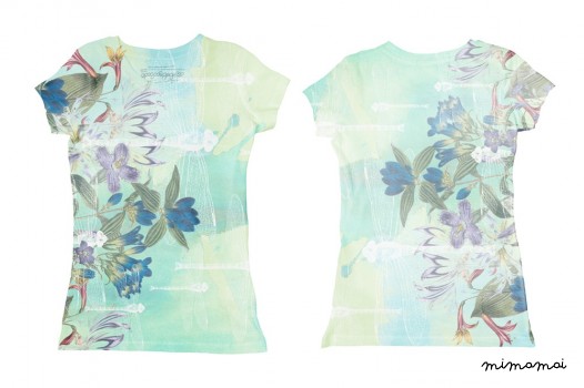 Florals and Dragonflies T-Shirt