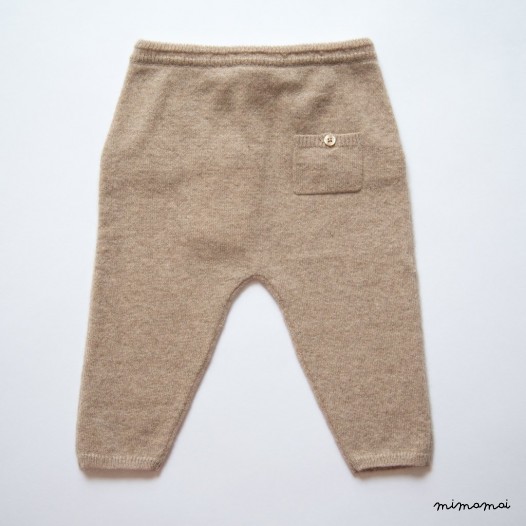 Baby Pants - Beige M&eacute;lange
