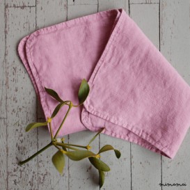 PASTEL PINK BURP CLOTH