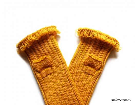 Babies/Children's Virgin wool fingerless mittens/pulse warmers/arm warmers/fingerless gloves