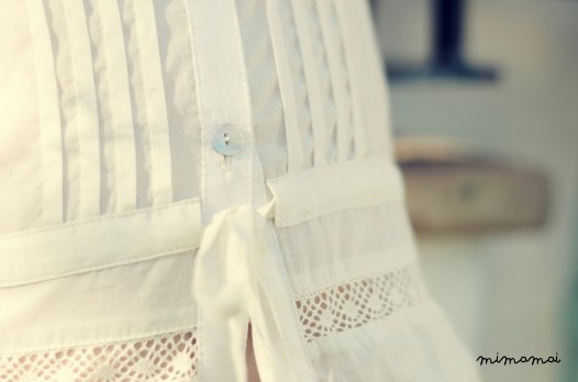 Girl ivory top, Toddler cotton top, Cotton top