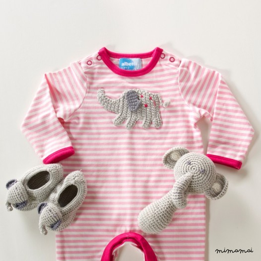 Crochet Elephant Booties