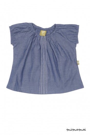 Anijah Top Indigo