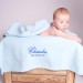 Large Blue Fleece Blanket