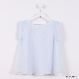 Flared Top pale blue