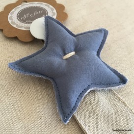 Porta chupetes Stich Star Azul