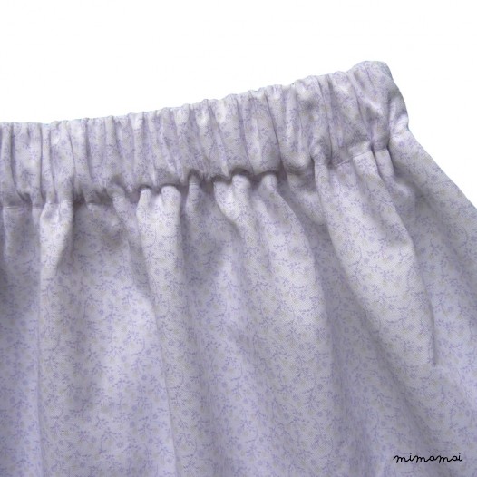 Audrey Summer Skirt - Ditsy Voile - Lilac
