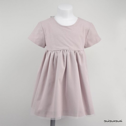 Pink silver glitter dress, Dress for girl, Toddler dress