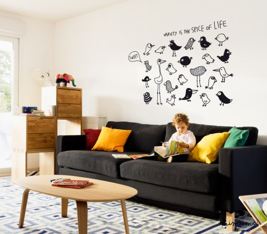 Variety is the spice of life Wall Decal