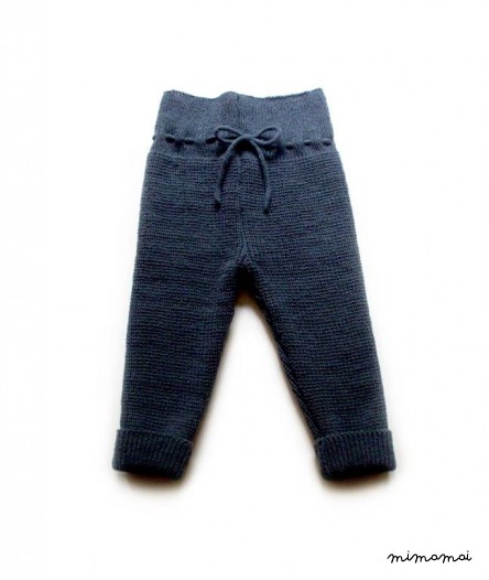 Babies/Children's knitted lambswool high-waist Pants/leggings/trousers