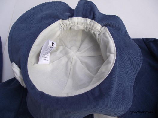 Natural cord occacional girl's hat