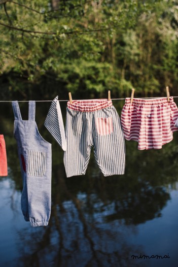 Baby harem trousers with bandana