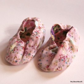 Babuchas pink flower