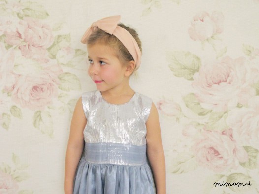Luxury Italian Design Party Dress Gray