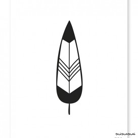 AFFICHE ( 30x40cm) - PLUME