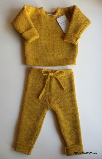 Babies/Children's/Toddler's Knitted Lambswool Sweater and Trousers set