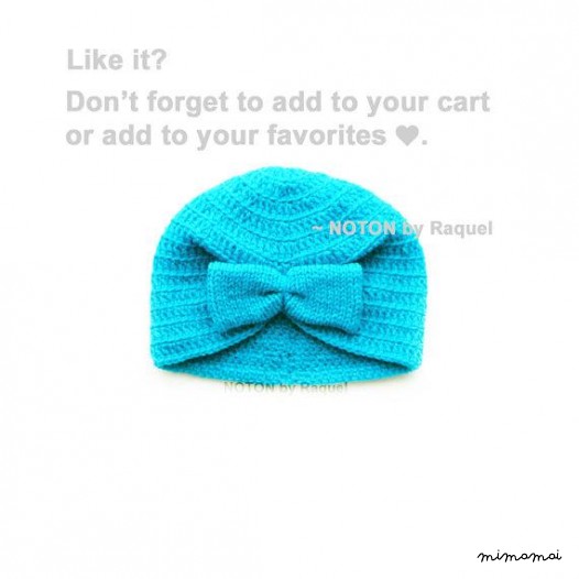 Babys Bow turbante, uncinetto cappello, bambino turbante