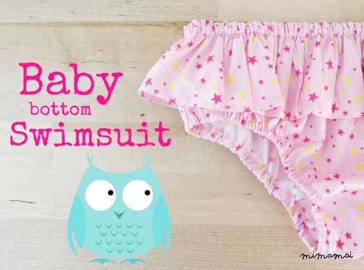 Ruffle swimsuit for baby Girls