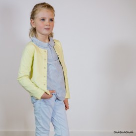 Blouse &agrave; rayures fille Octave