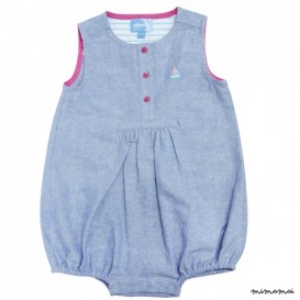Chambray Romper