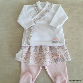 Conjunto falda polaina y camiseta Firenze