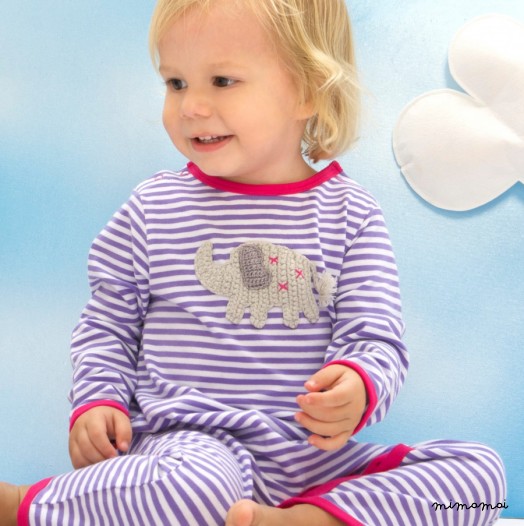 Crochet Elephant babygrow