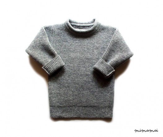 Babies/Children's knitted lambswool roll-neck Sweater/Jumper/Pullover