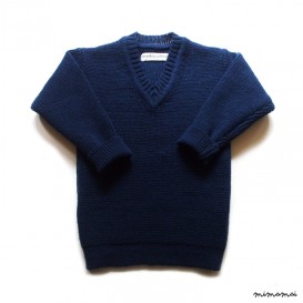 Babies/Children's knitted lambswool V-neck sweater/jumper/pullover