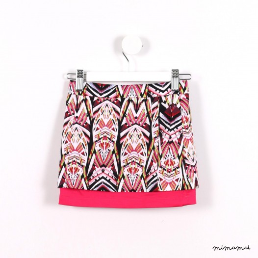 Overlay Skirt pink