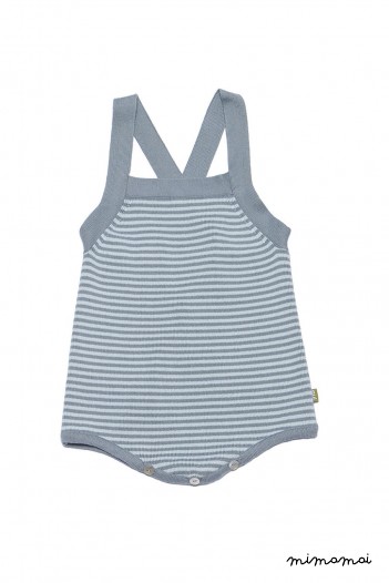 Gladys Bodysuit Teal Stripe